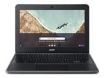 Acer Chromebook 311 C722 - MT8183 - Chrome OS - Mali-G72 MP3 - 4 Go RAM - 32 Go eMMC - 11.6" 1366 x 768 (HD) - Wi-Fi 5 - schiste noir - clavier : Suisse Allemand