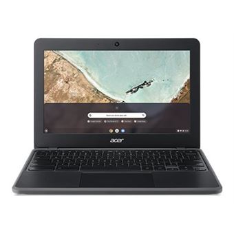 Acer Chromebook 311 C722 - MT8183 - Chrome OS - Mali-G72 MP3 - 4 Go RAM - 32 Go eMMC - 11.6" 1366 x 768 (HD) - Wi-Fi 5 - schiste noir - clavier : Suisse Allemand