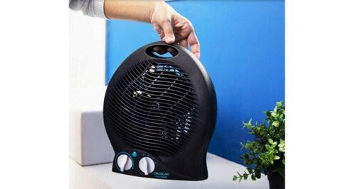 Non Communiqué Noir Chauffage Soufflant Avec 3 Modes De Fonctionnement 1000W 2000W