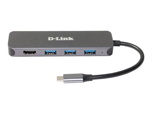 D-Link DUB-2333 - Station d'accueil - USB-C / Thunderbolt 3 - HDMI