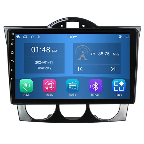 Autoradio RoverOne® Bluetooth CarPlay Android Auto Navigation 4Go RAM 64Go ROM pour Mazda RX-8 RX 8 RX8 SE 2003-2021
