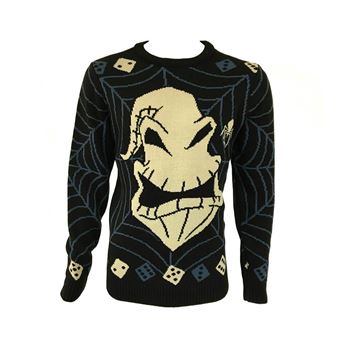 Pull tricoté unisexe The Nightmare Before Christmas Oogie Boogie : petit - 1