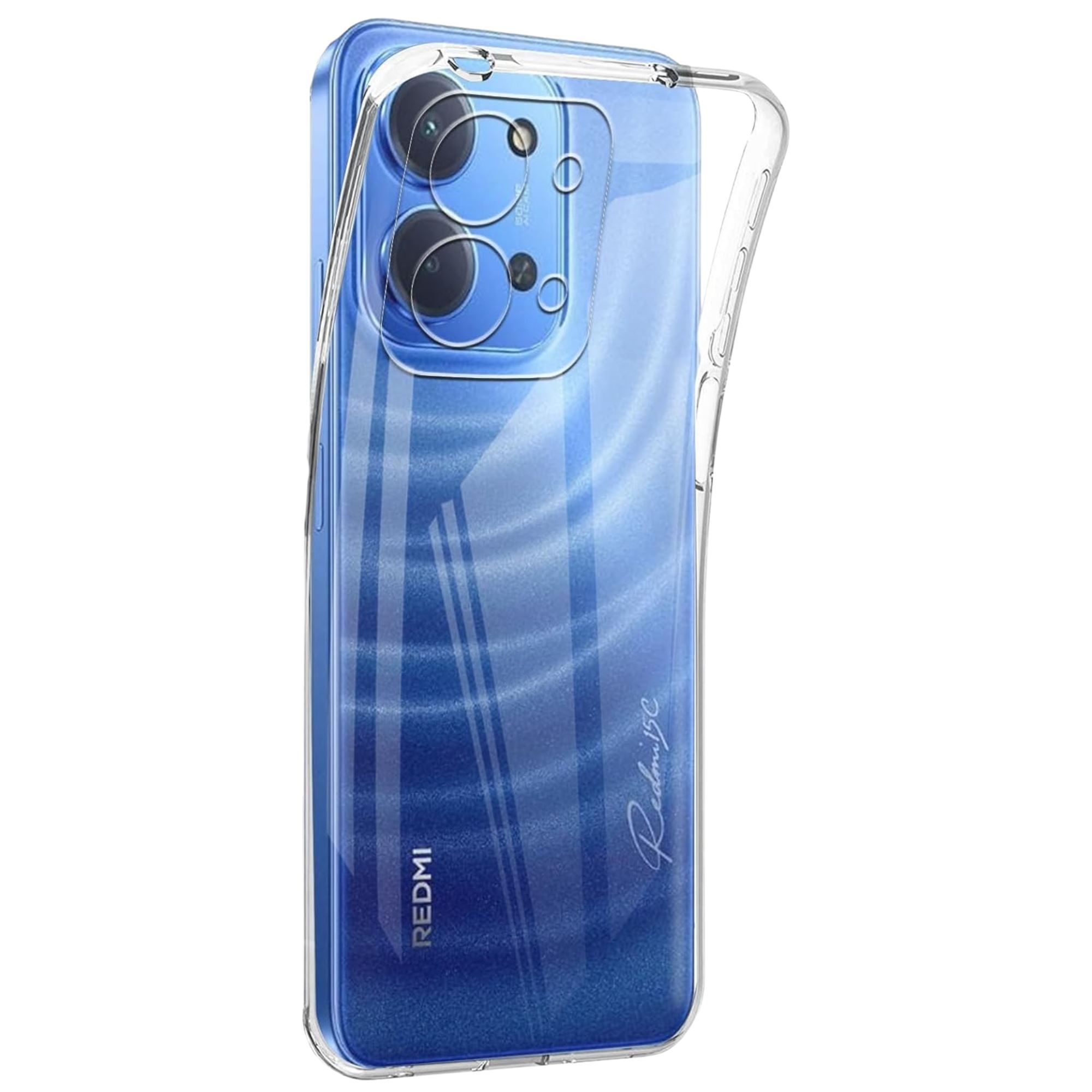 Coque Transparente Antichoc WeiCase Pour Xiaomi Redmi 15C 4G - Avec Protecteur D'écran Intégré