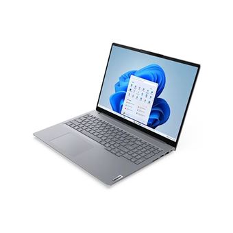 Lenovo ThinkBook 16 G8 IRL 21SH - Intel Core 5 - 210H / jusqu'à 4.8 GHz - Win 11 Pro - Intel Graphics - 32 Go RAM - 1 To SSD NVMe - 16" IPS 1920 x 1200 - Wi-Fi 6E, Bluetooth - gris arctique - clavier : Suisse - avec 3 ans de support Lenovo sur site