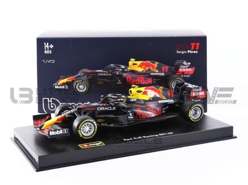 Voiture Miniature de Collection BBURAGO 1-43 - RED BULL RB16B Honda - 2021 - Blue / Red / Yellow - 38056P