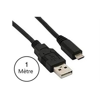 Logicom m bot 51 câble data micro usb noir 1 mètre pour charge, synchronisation et transfert de données. - 1