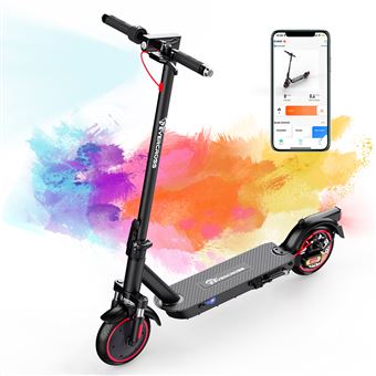 Trottinette Électrique Pliable EVERCROSS - Pneu 8.5 Pouces 350W 25KM/H avec Écran LCD APP Noir - 1