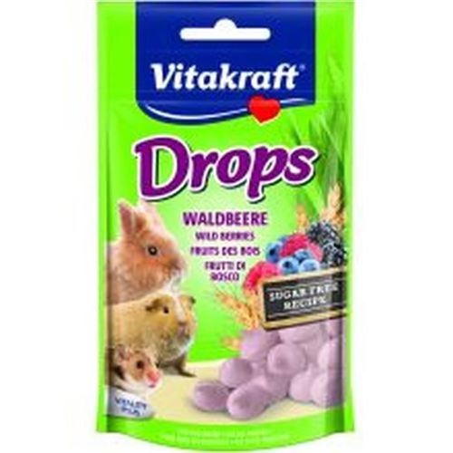 Comparer les prix de VITAKRAFT Drops - Friandises aux Fruits des Bois pour Petits Mammiferes - Lot de 9x75g