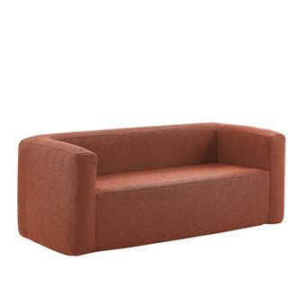 Salon Gonflable 5 Places TERRACOTTA - Intérieur/Extérieur, Structure TPU, Housse Polyester | Canapé + 2 Fauteuils + Table