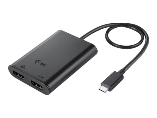i-Tec - Station d'accueil - pour ordinateur portable, tablette - USB-C / USB4 / Thunderbolt 3 / Thunderbolt 4 - 2 x HDMI - Europe