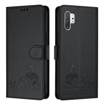Housse Cuir Galaxy Note 10 Plus Avec Portes-cartes Et Support - Noir, Neuf | Protection élégante Et Pratique