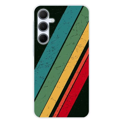 Coque en silicone imprimée compatible Samsung Galaxy A35 5G Grunge