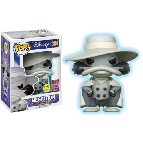 Figurine Disney Darkwing Duck - Negatron GITD SDCC 2017 Pop 10cm