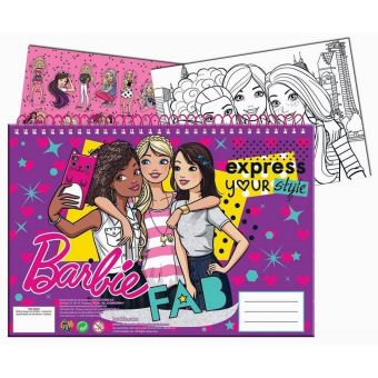 Cahier De Dessin Livre De Coloriage Stickers Barbie Autres Jeux Creatifs Achat Prix Fnac