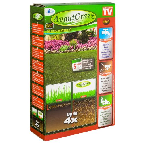Gazon ultra résistant 1kg avant grazz