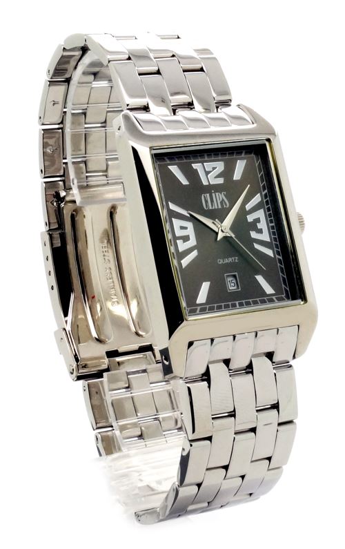 CLIPS Montre -553-7001-48 en Alliage Argent