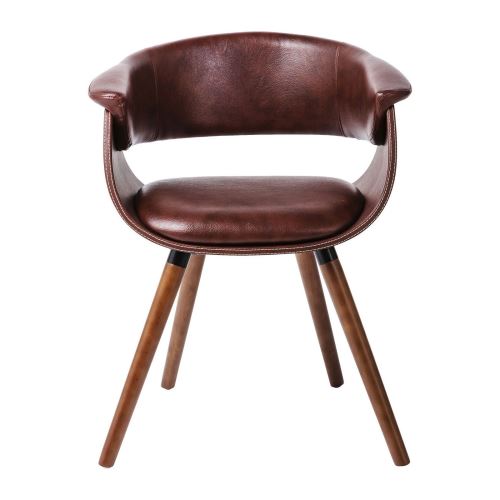 Chaise avec accoudoirs Monaco nougat Kare Design