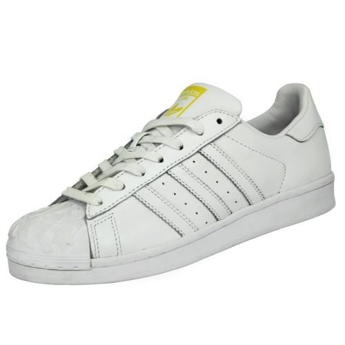 Adidas Originals SUPERSTAR PHARRELL Chaussures Mode Sneakers Unisex Cuir Blanc