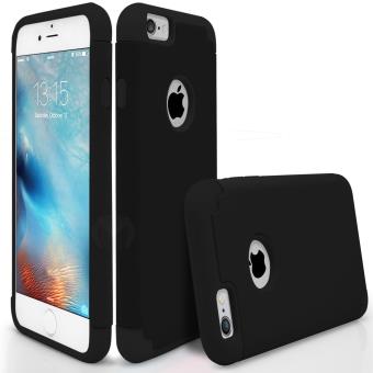 Coque Silicone Protection IPhone 6/6s Plus - Couleur Noire, Anti-choc, Mat, Neuve Emballée - Compatible Charge Sans Fil Qi