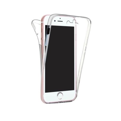 Coque Silicone GEL Transparent Souple Intégrale Avant Arrière 360° pour Iphone 8 Plus