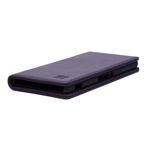 Etui cuir Sony Xperia XZ -Classic Wallet- par 32nd® - Aubergine