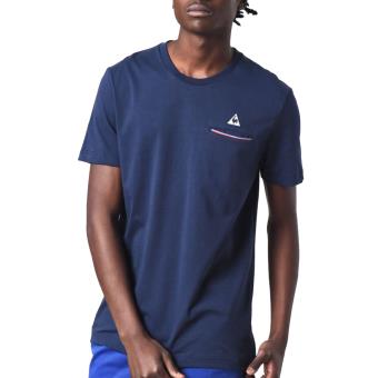 tee shirt coq sportif homme bleu