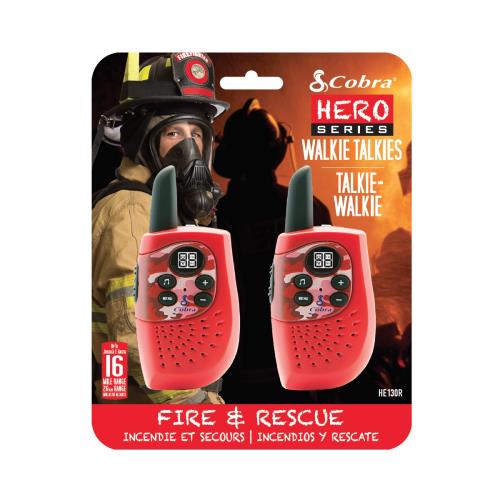 Ensemble de deux talkie walkie portée 3 kilomètres COBRA - HM230R