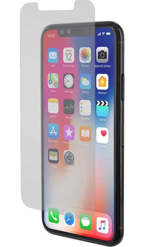 Protège-écran en verre trempé pour iPhone X