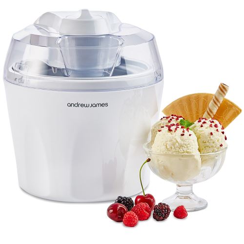 Andrew James – Sorbetière/Turbine À Glace – 1,45 Litre – 2 Ans Garantie