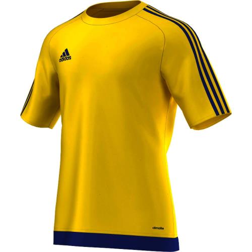 Adidas - Maillot adidas Estro15 - 13/14 ans - jaune/bleu marine