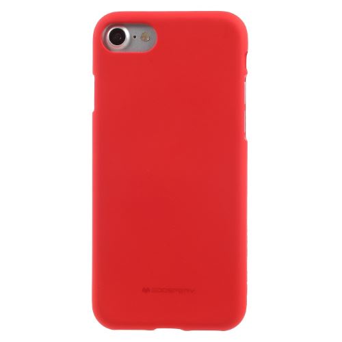 Coque en TPU mercury goospery matte fin back rouge pour votre Apple iPhone 7 4.7