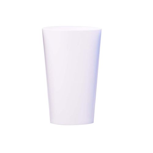 6 verres gobelet plastique incassable 33cl blanc - V53PP330BL