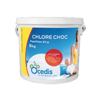 Ocedis Chlore Choc Piscine Pastilles 20g Chlore Stabilise 5kg Accessoires Piscines Spa Et Jacuzzis Achat Prix Fnac