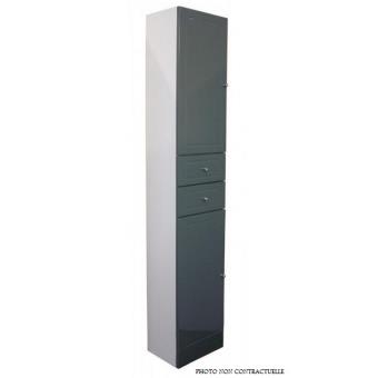 Aqua Colonne Salle De Bain Taupe A Poser Haut 188cm Tolede