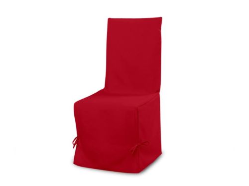 Housse de chaise en coton PANAMA rouge