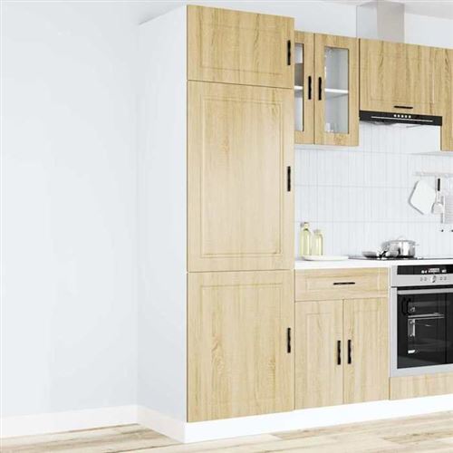 Non Communiqué Marron Vidaxl Armoire De Cuisine Porto Chêne Sonoma Bois D'ingénierie 854110