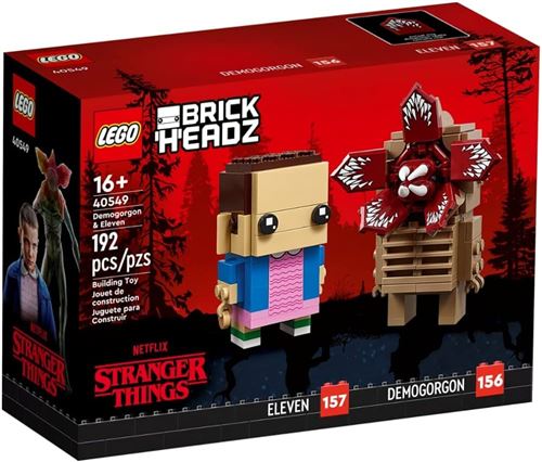 Lego® Stranger Things™ 40549 Brickheadz™ Le Démogorgon Et Onze