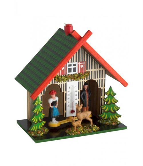 Non Communiqué Multicolore Thermomètre Tfa Maisonnette Météo 48.1501 - Image 1