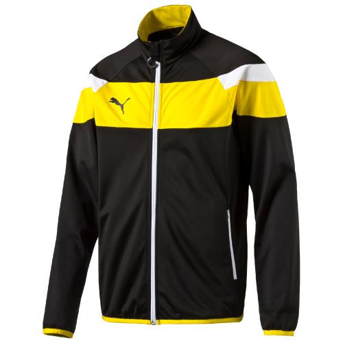 Puma Veste polyester Spirit II noir/jaune Taille 6 ans Enfant Mixte