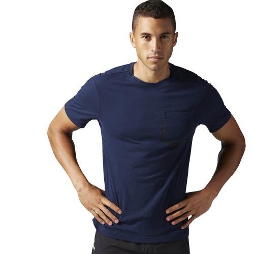 Reebok T-shirt CrossFit en Cordura bleu marine Taille XS Adulte Homme