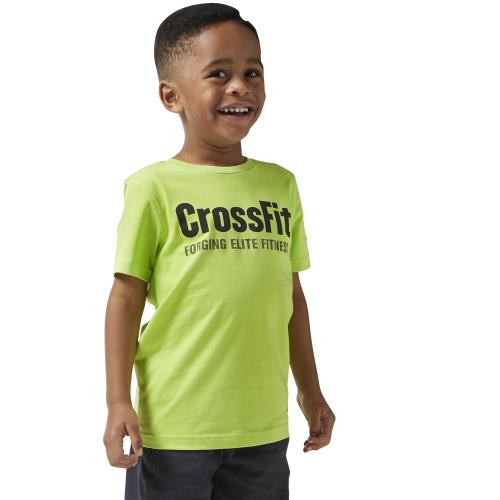 Reebok T-shirt CrossFit vert kiwi Taille 4/5 ans Enfant Garçon