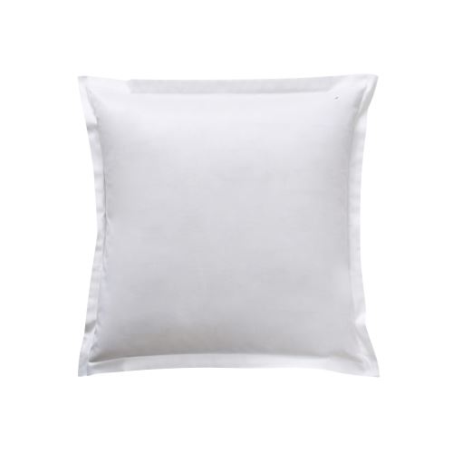 Essix - Taie d'oreiller carrée Satin de coton Panna cotta - 65 x 65 cm