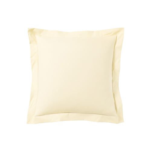 Essix - Percale coton Taie d'oreiller Paille - 64 x 64 cm