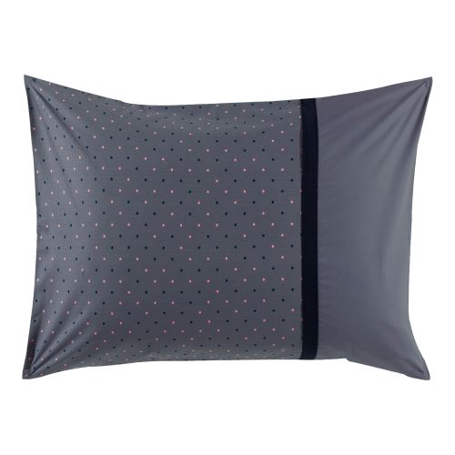 Essix - Taie d'oreiller rectangle Toi&Moi Parfum Lin - 50 x 70 cm
