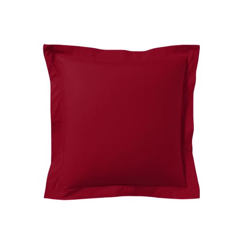 Essix - Percale coton Taie d'oreiller Carmin - 64 x 64 cm