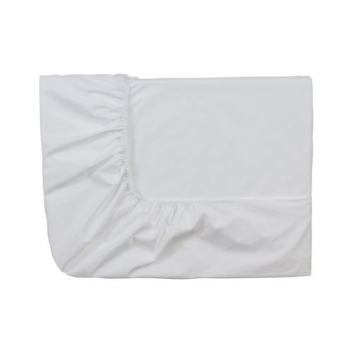 Essix - Coton Drap Housse Blanc - 160 x 220 cm