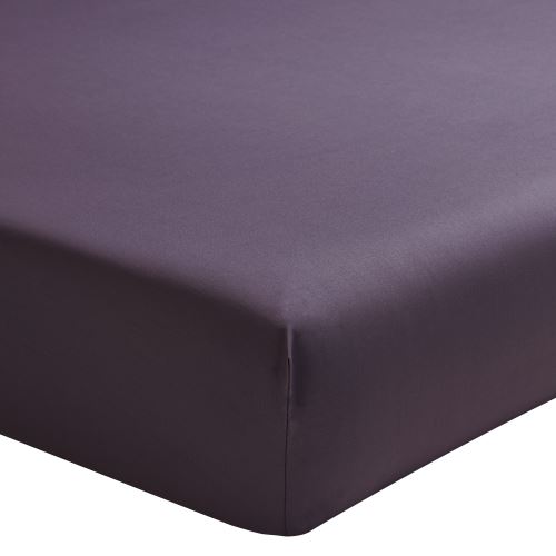 Essix - Percale coton Drap Housse Raisin - 90 x 220 cm