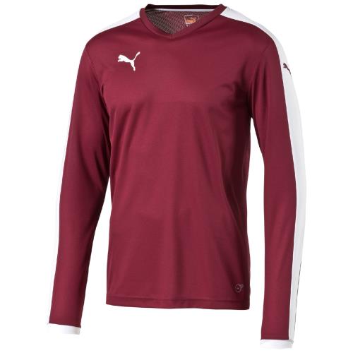 Puma - Maillot manches longues Puma Pitch - 2XL - bordeaux/blanc