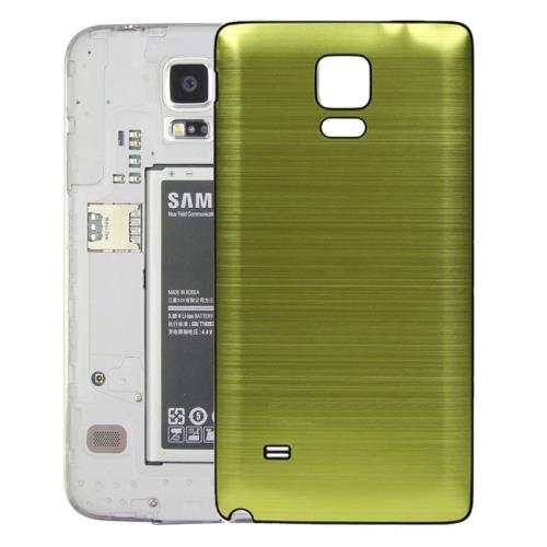Galaxy Note 4 Remplacement Coque Arrière Origine Effet Brossé Noir ALS20218