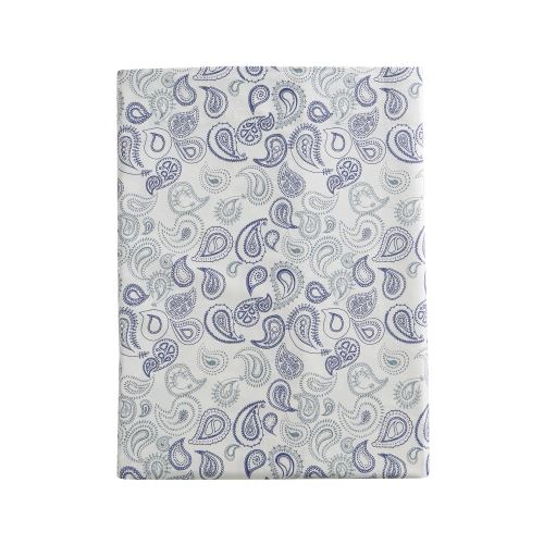 Essix - Drap plat Percale de coton Cadence Perle - 270 x 300 cm